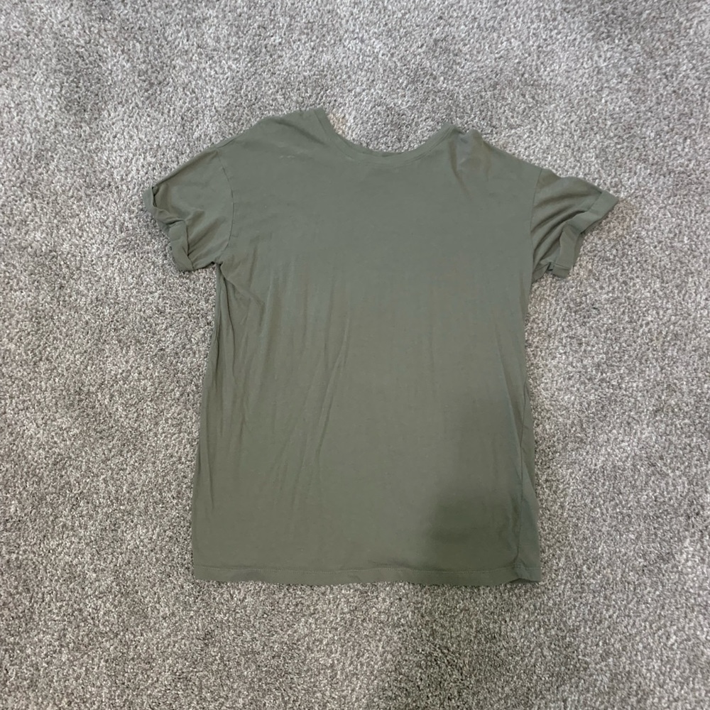 Olive Green T-shirt Dress